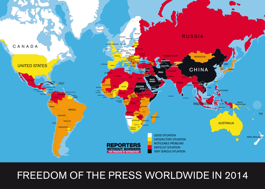 Freedom of the Press Map