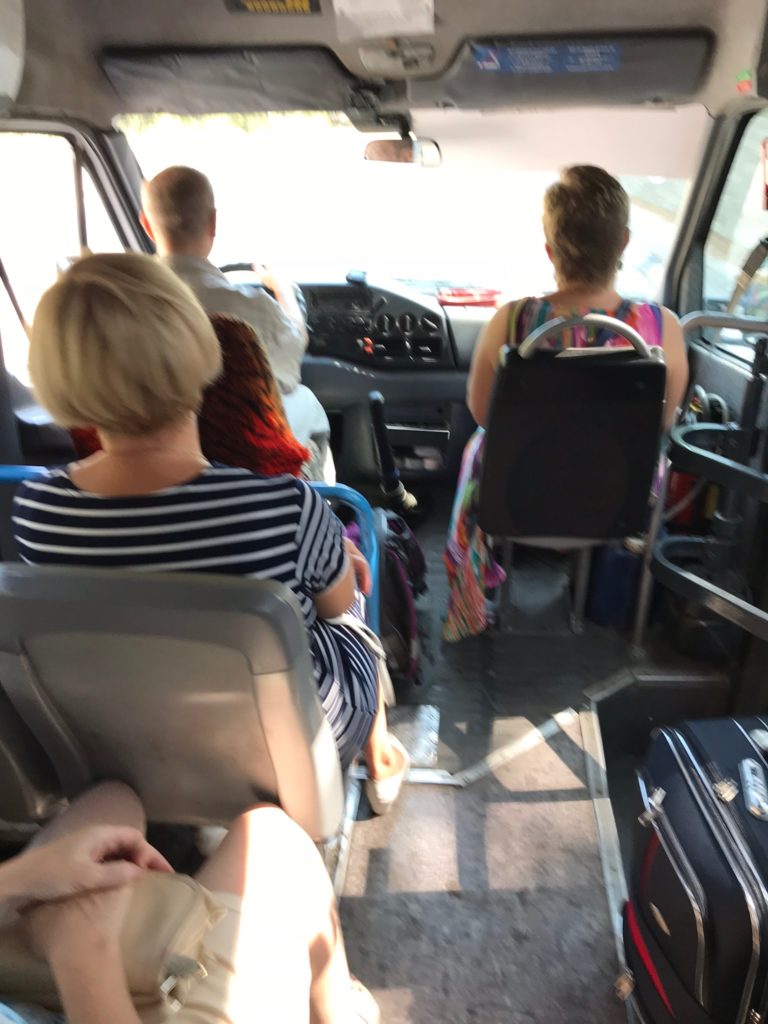 Bus ride to Yalta